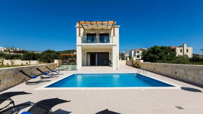 Almyrida Kreta, Almyrida: Steinvilla mit privatem Pool zu verkaufen Haus kaufen